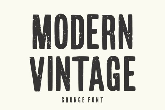Modern Vintage Font